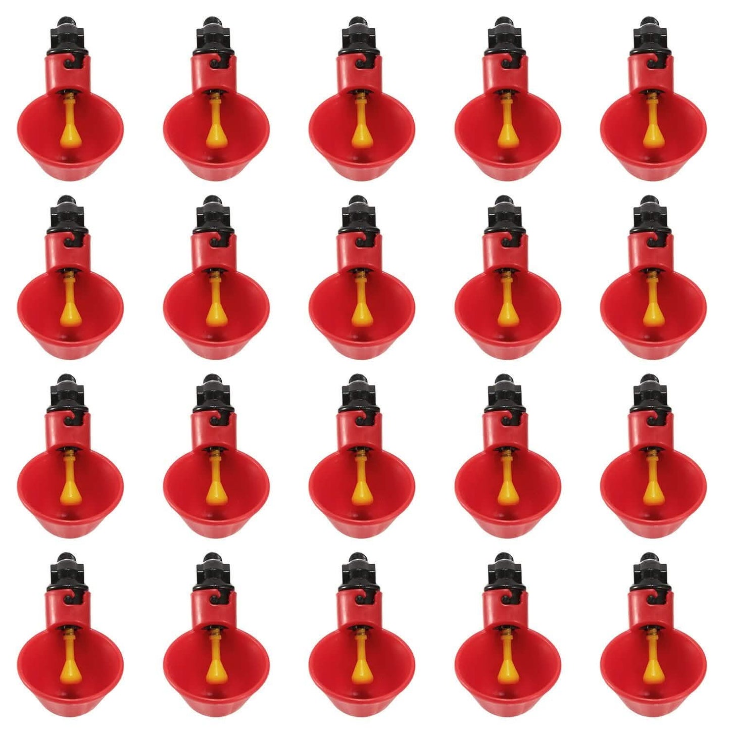 20-Pack: Chicken Waterer Automatic Drinker