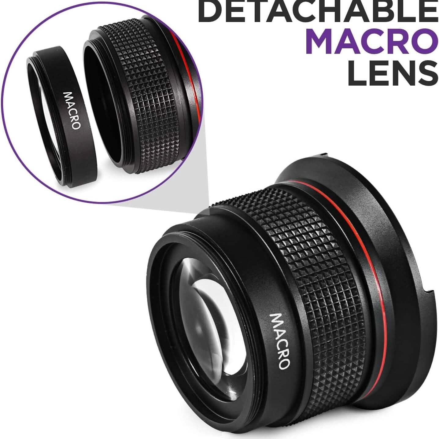 Altura Photo 52MM 0.35x HD Fisheye Nikon Wide Angle Lens (w/Macro Portion) (Refurbished)
