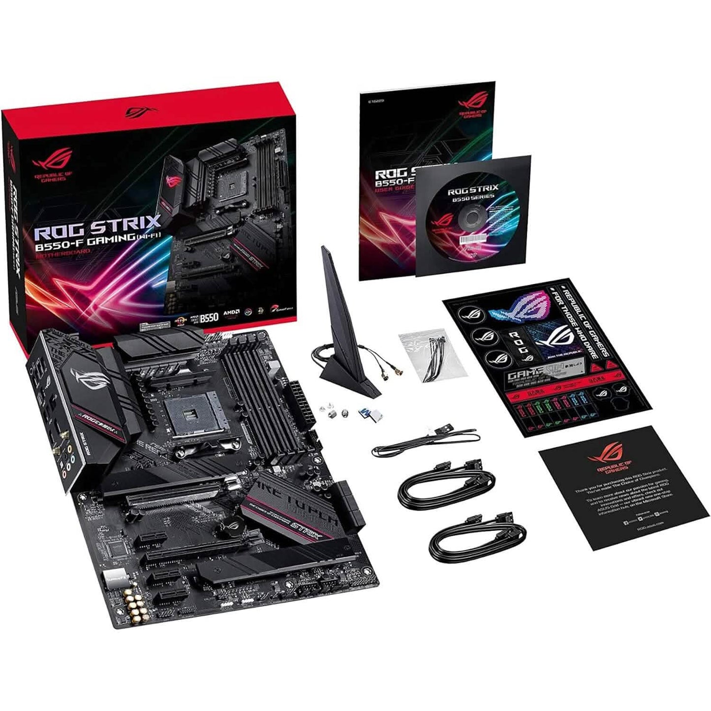 ASUS ROG Strix B550-F Gaming AMD AM4 Zen 3 Ryzen 5000 & 3rd Gen Ryzen ATX (Refurbished)