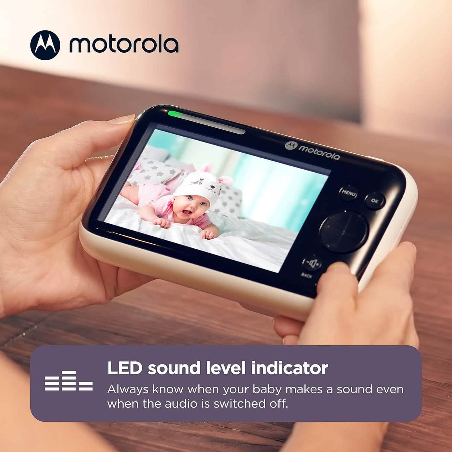 Motorola Baby Monitor PIP1500 Connect - 5" WiFi Video Baby Monitor with Camera (Refurbished)