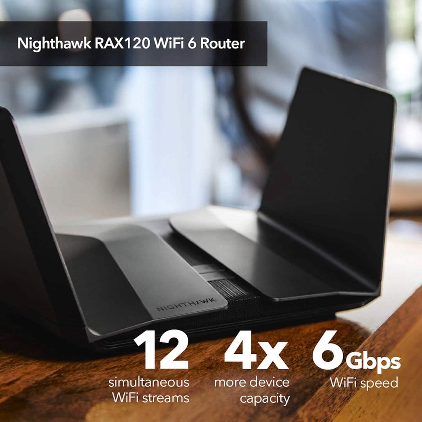 NETGEAR Nighthawk WiFi 6 Router RAX120 (Refurbished)