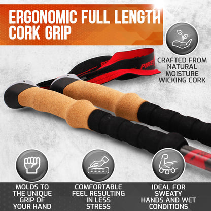 Discover Ultimate Adventure with Lightweight Carbon Fiber Trekking Poles