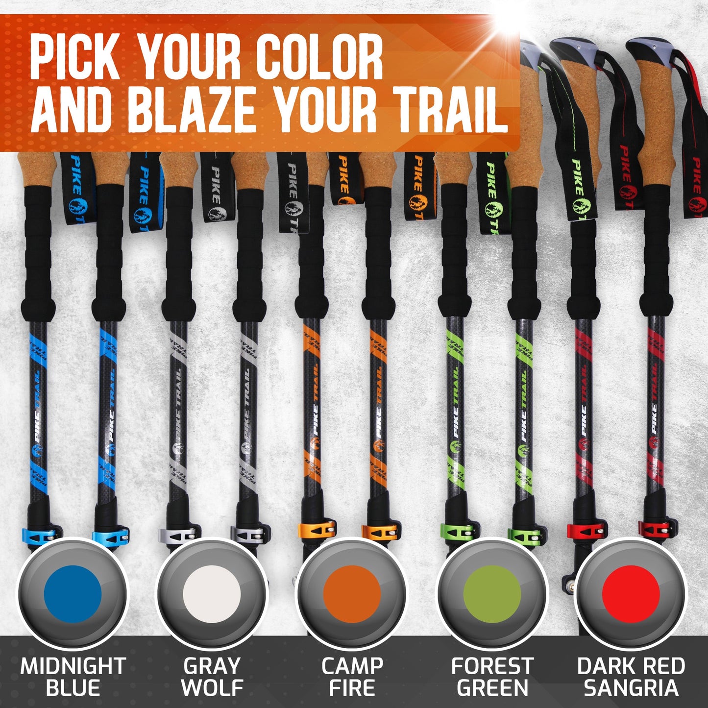 Discover Ultimate Adventure with Lightweight Carbon Fiber Trekking Poles
