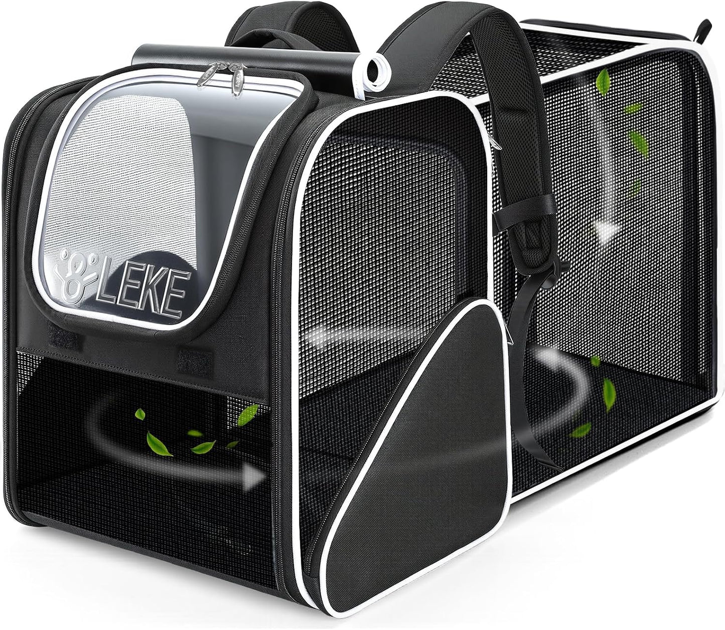 Cat Backpack Carrier,Breathable Cat Carrier Large Space Bubble Pet Backpack for Kitty Small Dog,Expandable Bubble Pet Carrier for Hiking, Walking,Travel