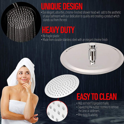 10 Inch Rainfall Shower Head