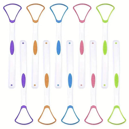10-Pack: 100% BPA Free Tongue Scrapers
