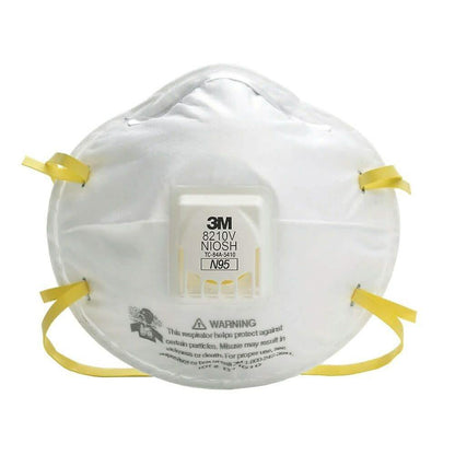 10-Pack: 3M N95 Particulate Respirator Mask with Cool Flow Valve 8210V
