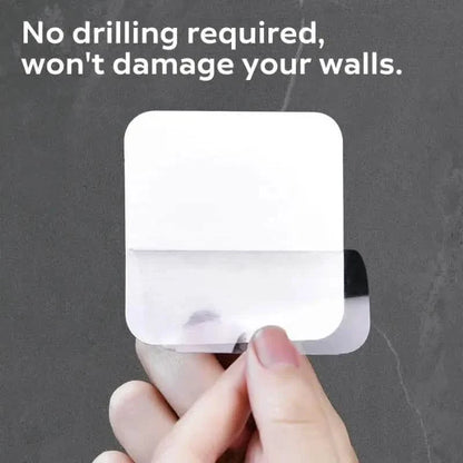 10-Pack: Self-Adhesive Wall Hooks