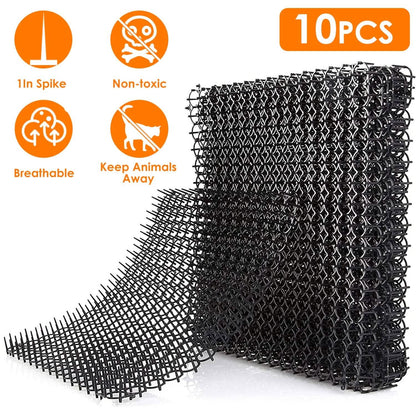 10-Piece: Cat Repellent Scat Mat with Spikes