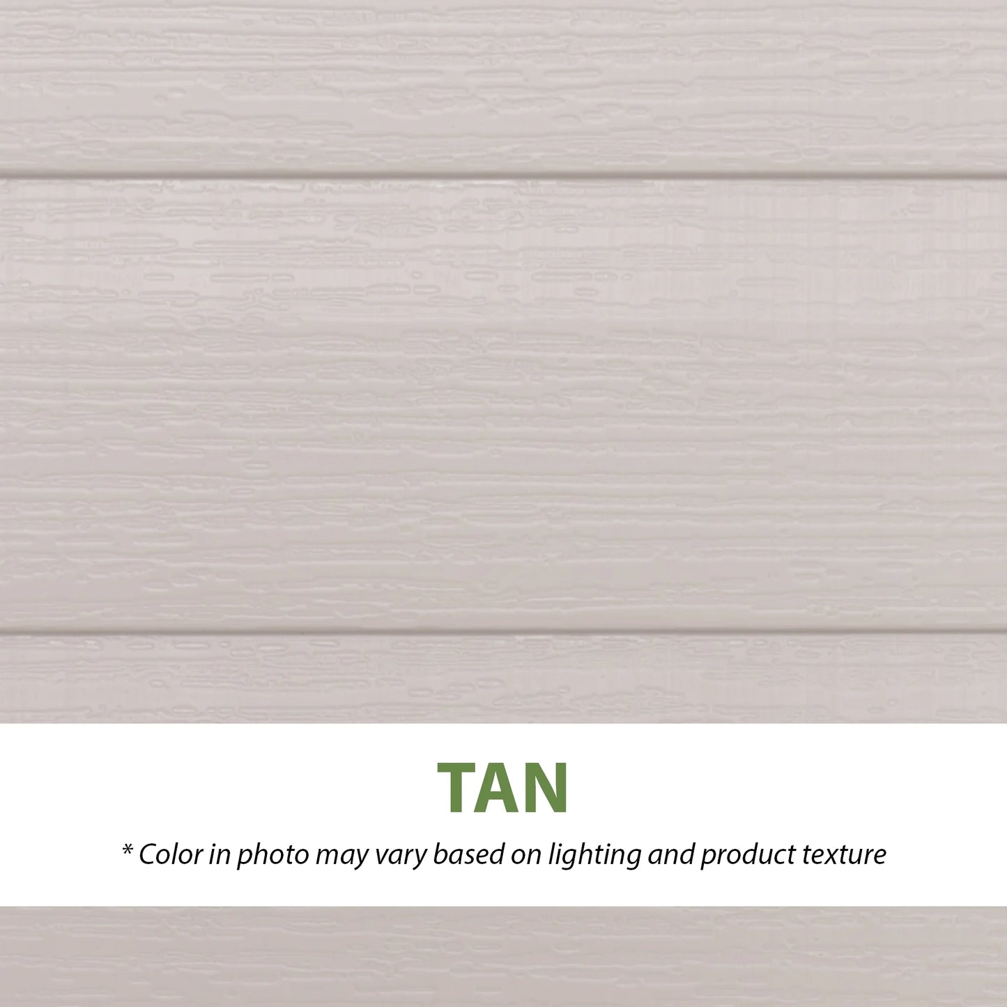 Lockable DIY Polyethylene Outdoor Storage Shed, 11' X 13.5', Tan & Brown (6415)