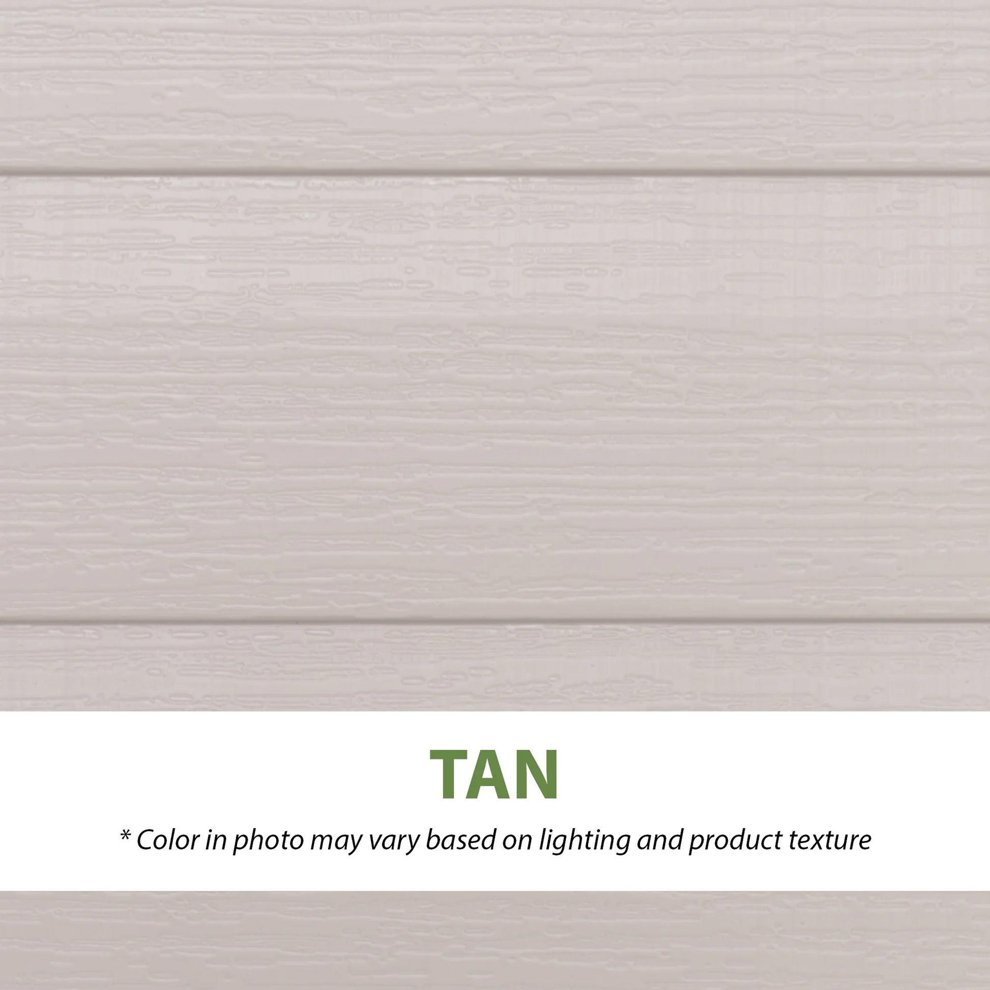 Lockable DIY Polyethylene Outdoor Storage Shed, 11' X 13.5', Tan & Brown (6415)