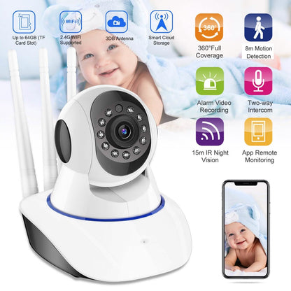 1080P WiFi IP Camera Motion Detection IR Night Vision Camcorder