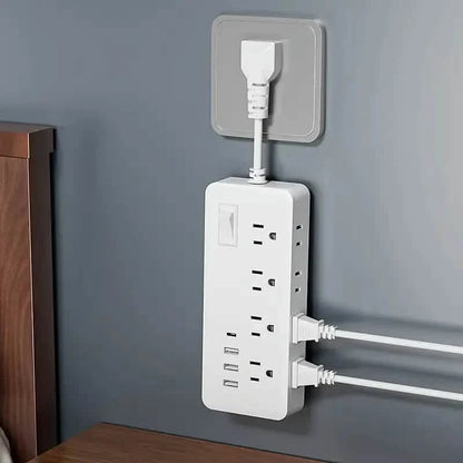 12-in-1 Power Socket with 8 AC sockets, 3 USB ports and 1 Type-C Interface
