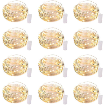 12-Pack: Led Fairy Lights Battery Operated String Lights