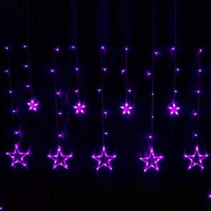 12 Stars 138 LED Curtain String Lights