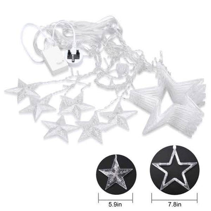 12 Stars 138 LED Curtain String Lights