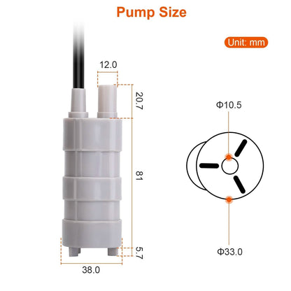 12V Submersible Water Pump