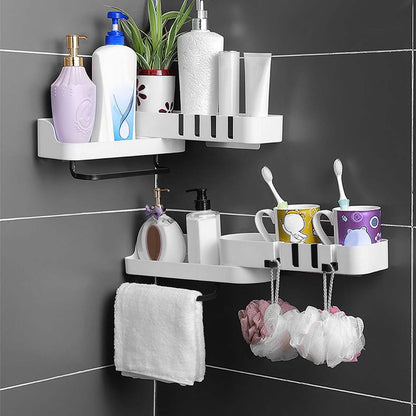 180° Rotatable Bathroom Corner Caddy Shelf