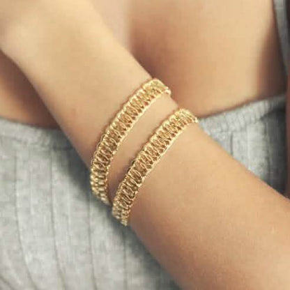 18K Gold Chunky Chain Bracelet