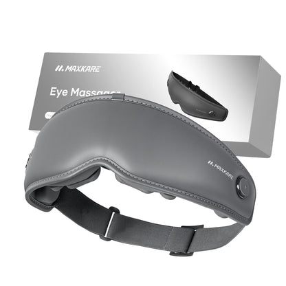 Eye Massager with Heat, Vibration, Air Pressure for Relieve Eye Strain Dry Eye Headaches Foldable Rechargeable Shiatsu Massager