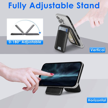 2-in-1 Magnetic Card Wallet Phone Stand