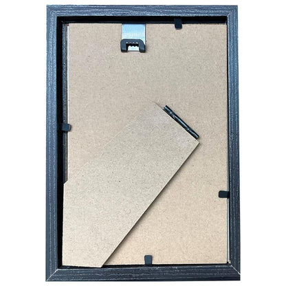 2-Pack: 4" x 6" Solid Wood Photo Frame with Hanger Hooks