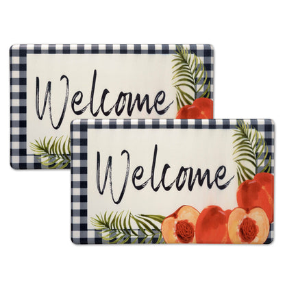 2-Pack: Bibb Home Anti Fatigue Foam Kitchen Mats