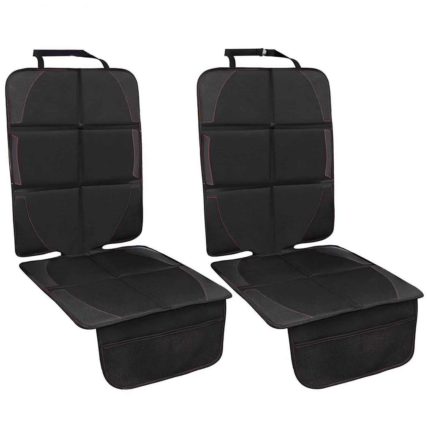 2-Pack: Car Seat Protector Cushion Mat Pad with Thick Padding