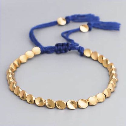 2-Pack: Handmade Copper Bead Bracelet