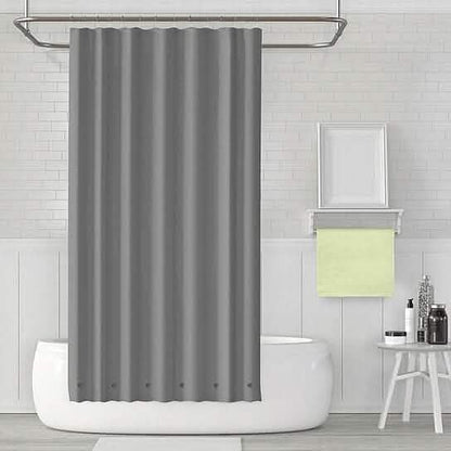 2-Pack: Magnetic Mildew Resistant Solid Vinyl Shower Curtain Liners