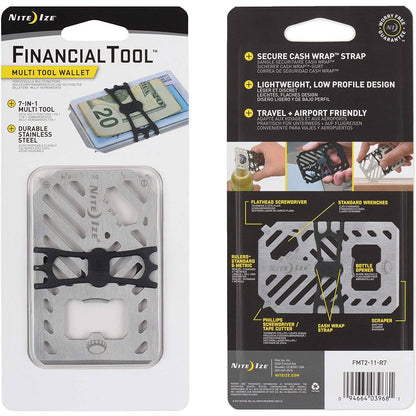2-Pack: Nite Ize FMT2-11-R7 Financial Multi Tool Wallet