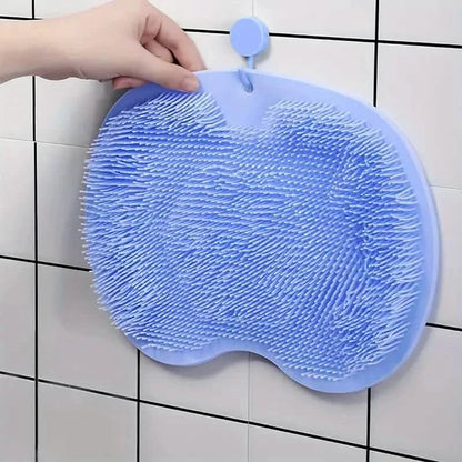 2-Pack: Non-Slip Foot & Back Scrubber with Exfoliating Cushion