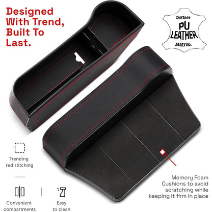 2-Pack: PerPlus Car Seat Gap Filler Organizer