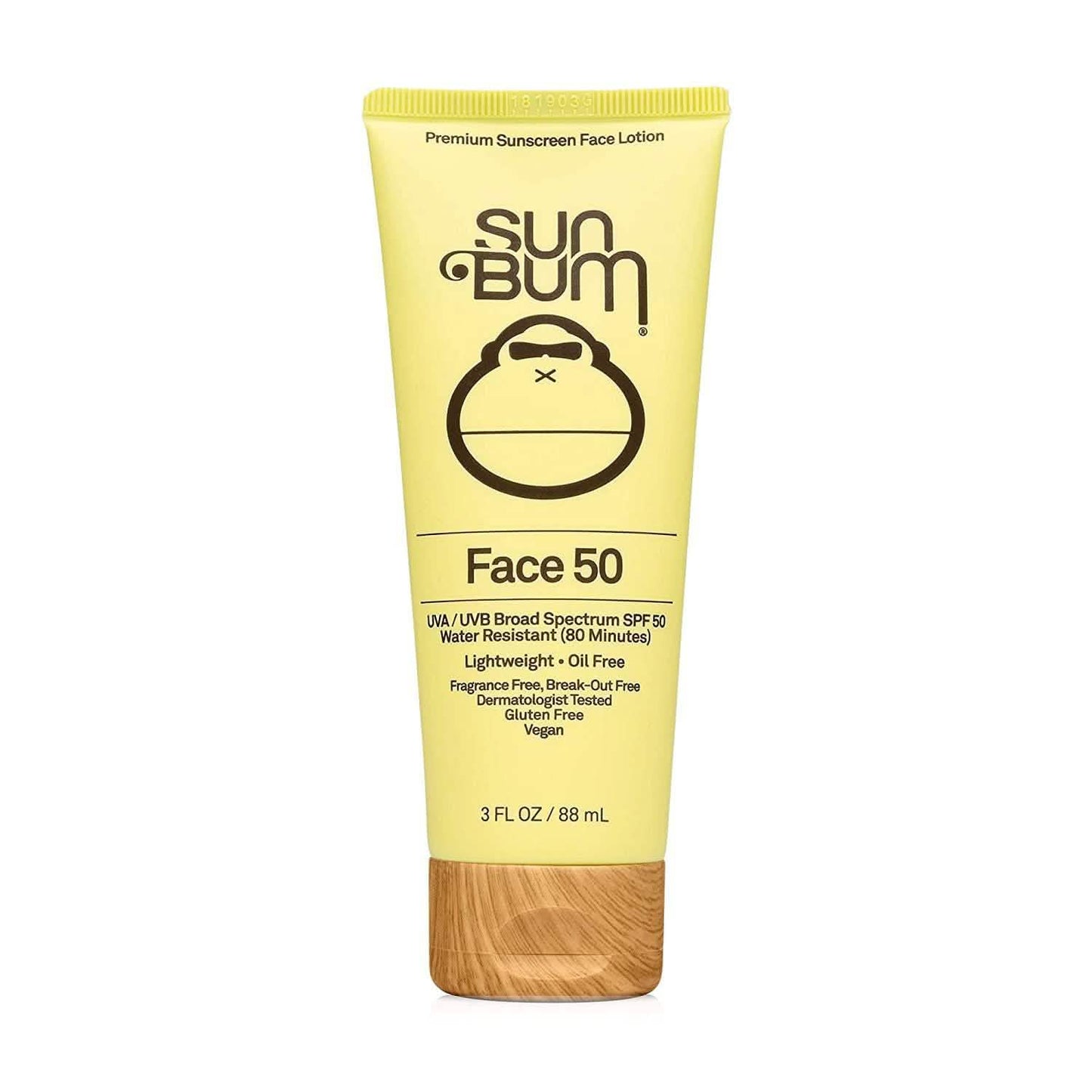 2-Pack: Sun Bum Original SPF 50 Sunscreen Face Lotion 3 oz