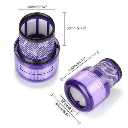 2-Pack: Vacuum Filter Replacement Suit for Dyson V11 Series