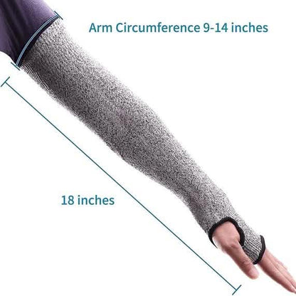 2-Pair: Safety Arm Sleeve Anti Cut Puncture Proof