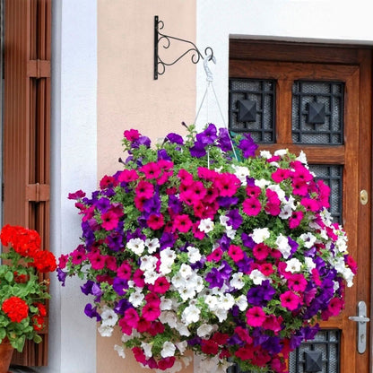 2-Piece: Iron Plant Hanging Bracket Plant Hanger Wall Hooks