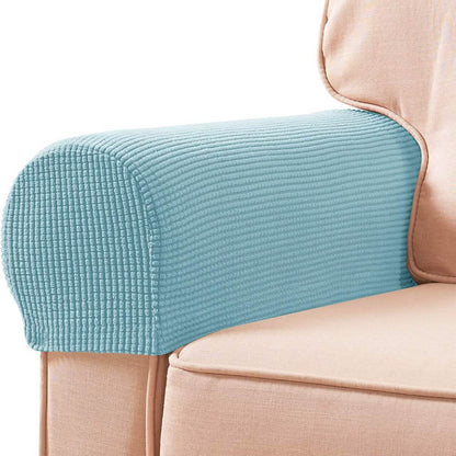2-Piece: Jacquard Sofa Armrest Slipcover