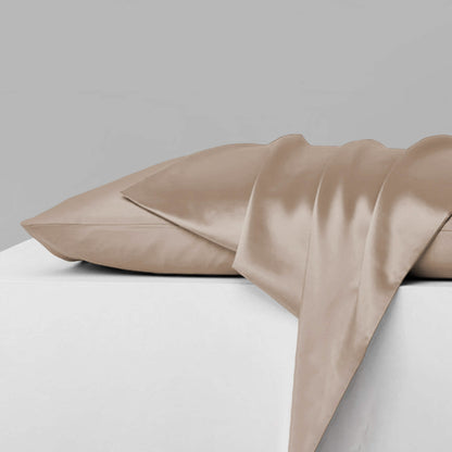 2-Piece: Mulberry Silky Satin Pillowcases Set