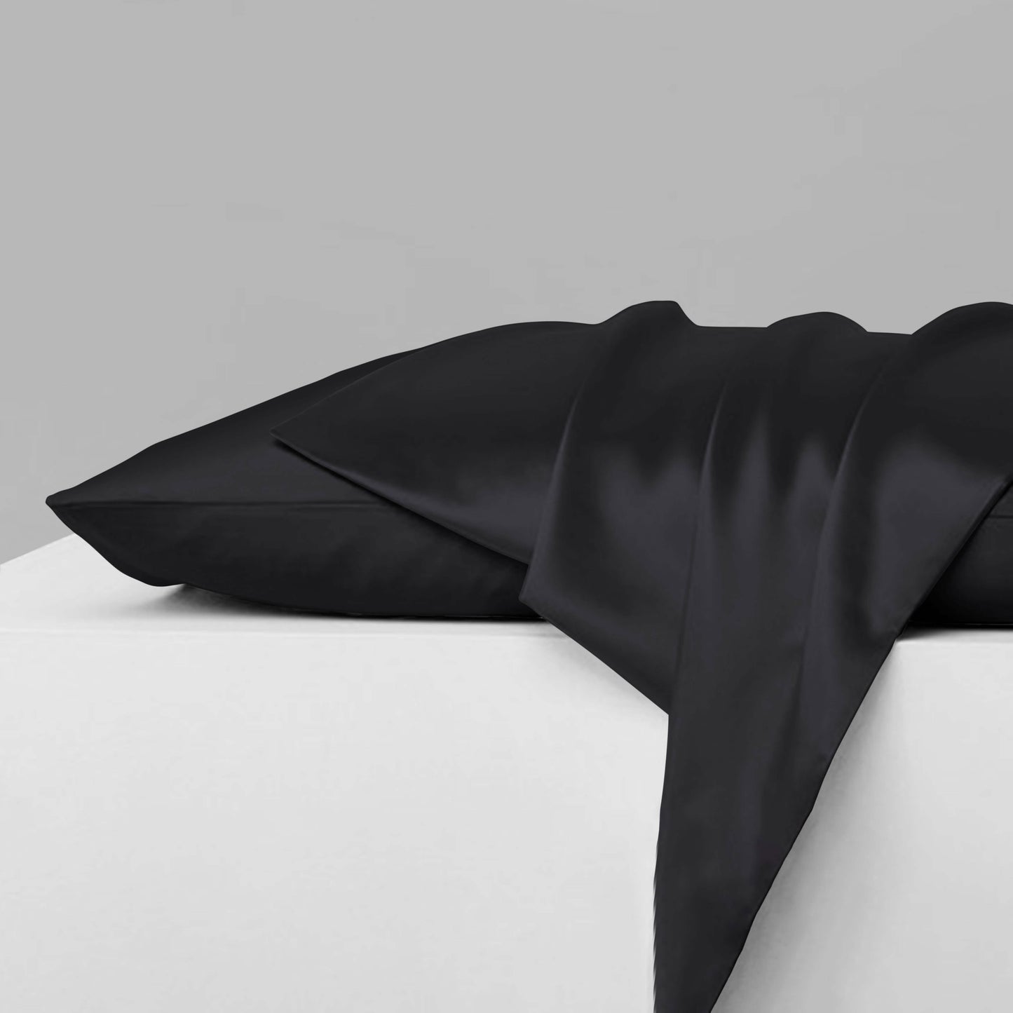 2-Piece: Mulberry Silky Satin Pillowcases Set
