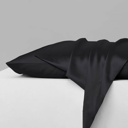 2-Piece: Mulberry Silky Satin Pillowcases Set