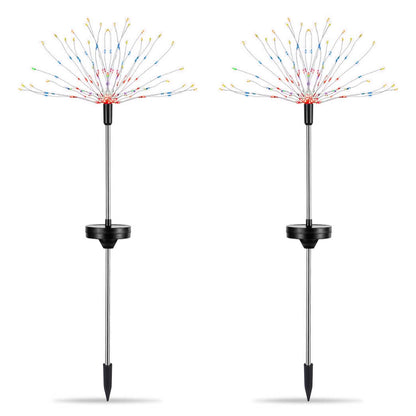 2-Piece: Solar Powered Starburst Garden Lights