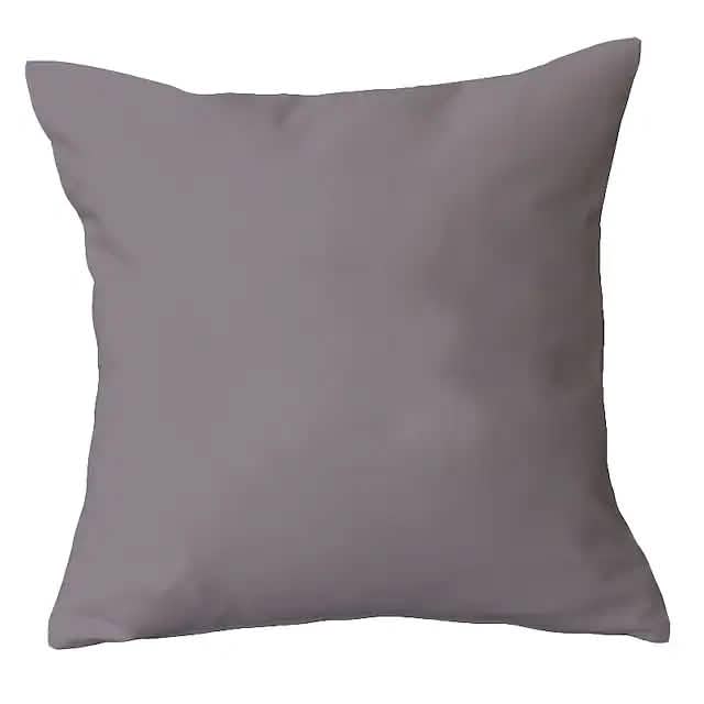 2-Piece: Solid Colored Simple Square Pillowcases