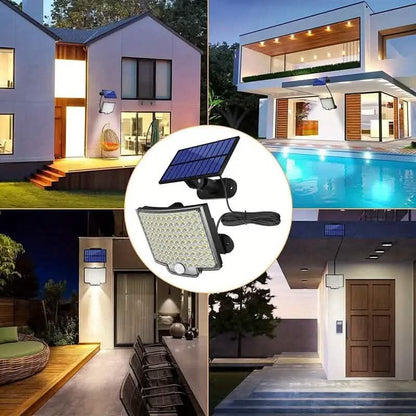 2-Pieces: 106 LED Solar Security Outdooor Lights
