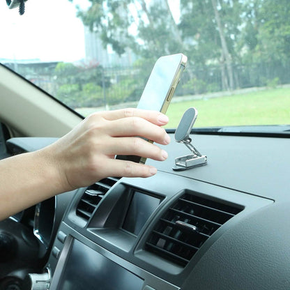 2-Pieces: Foldable Magnetic Car Phone Holder