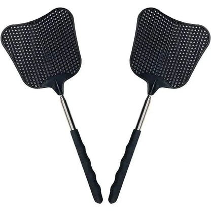 2-Pieces: Heavy Duty Telescopic Fly Swatter Set