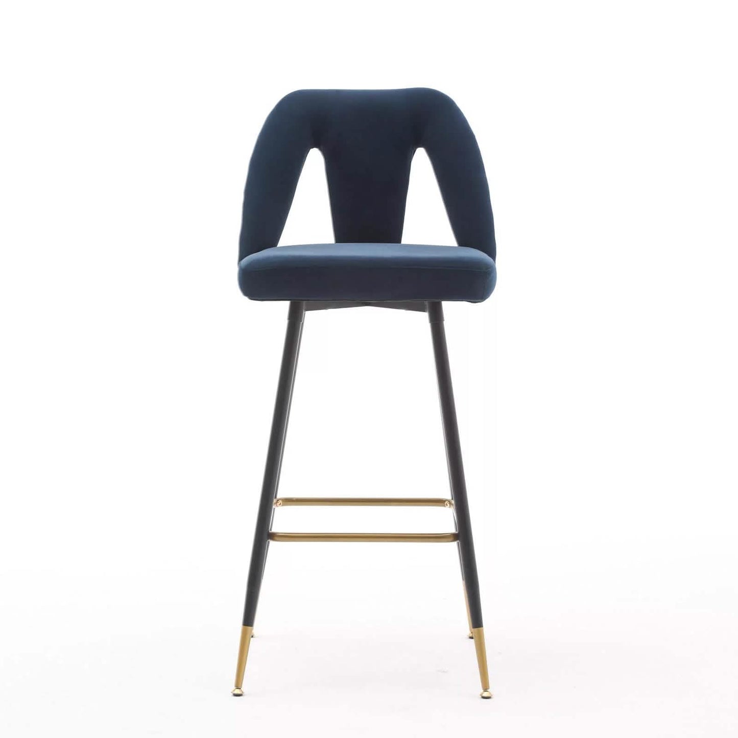 2-Pieces Set: Contemporary Upholstered Barstool