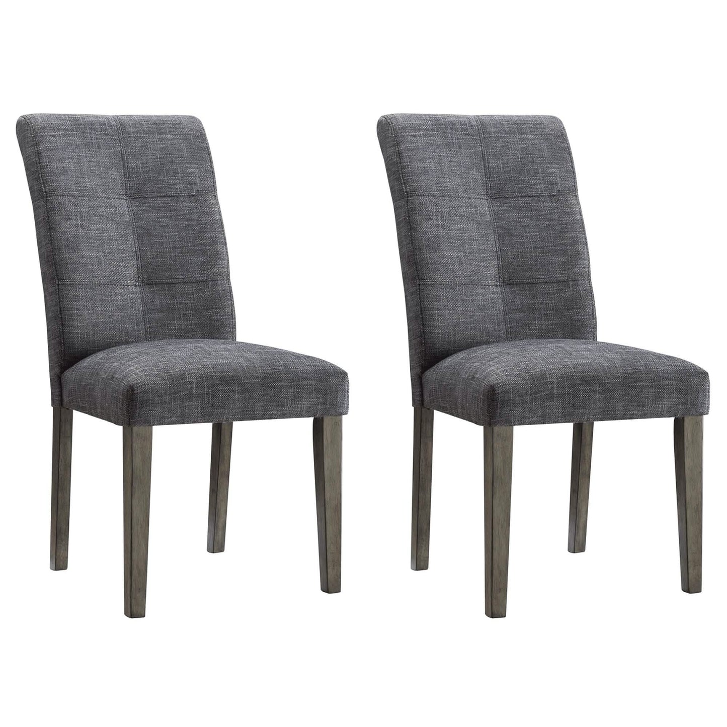 2-Pieces Set: Dining Room Chairs with Solid Wood Legs