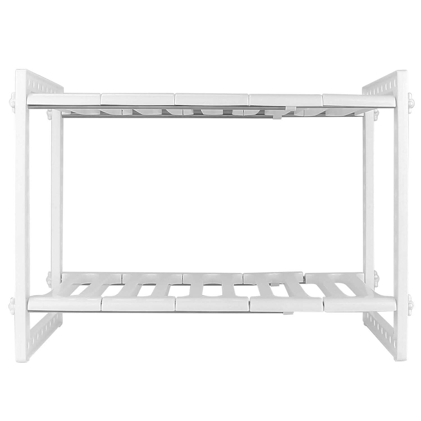 2-Tier Under Sink Organizer Retractable Space Saving Storage