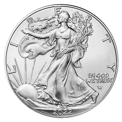 2022 $1 American Silver Eagle 1 Oz BU